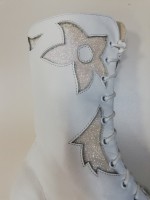 Полусапожки Снегурочка на шнуровке "Снежинка" 39 размер