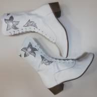 Полусапожки Снегурочка на шнуровке "Снежинка" 37 и 39 размер