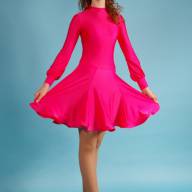 Платье спортивное розовое